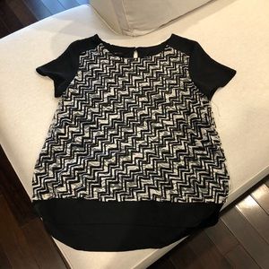 AB Studio Mixed Media Blouse